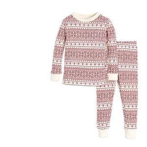 Burt's Bees Baby Fair Isle Cotton PJ Set  - 3T